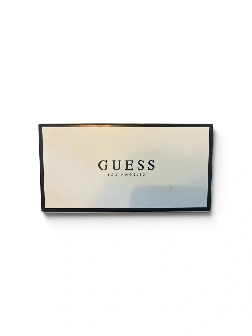 GUESS Dark Olive Green Brownish Women's Continental Wallet with Gold Logo